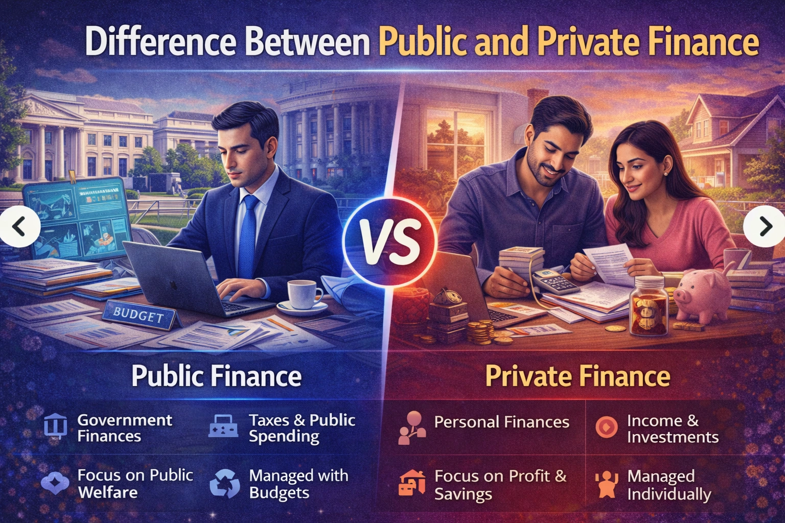 Difference Between Public and Private Finance